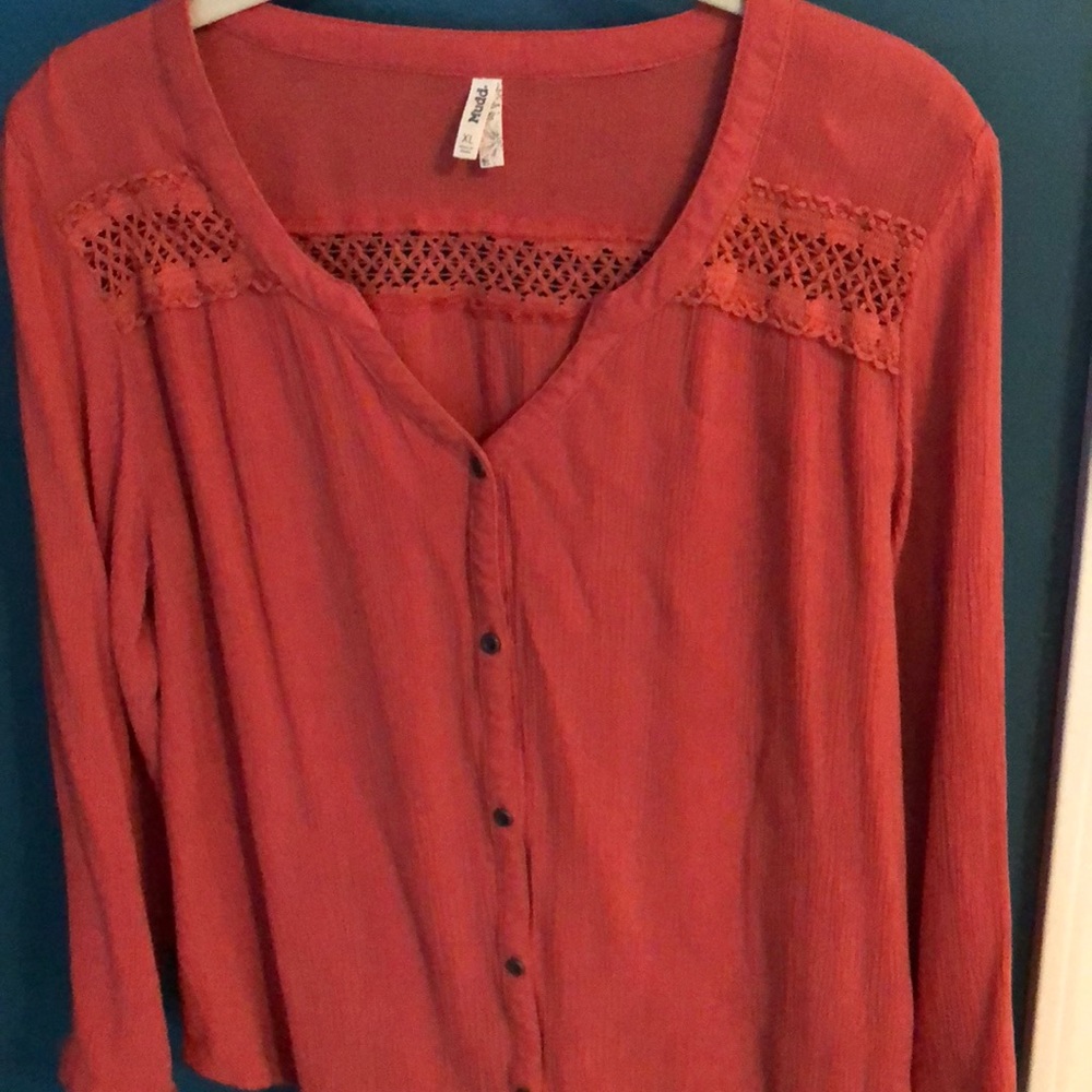 Sienna gauze boho top